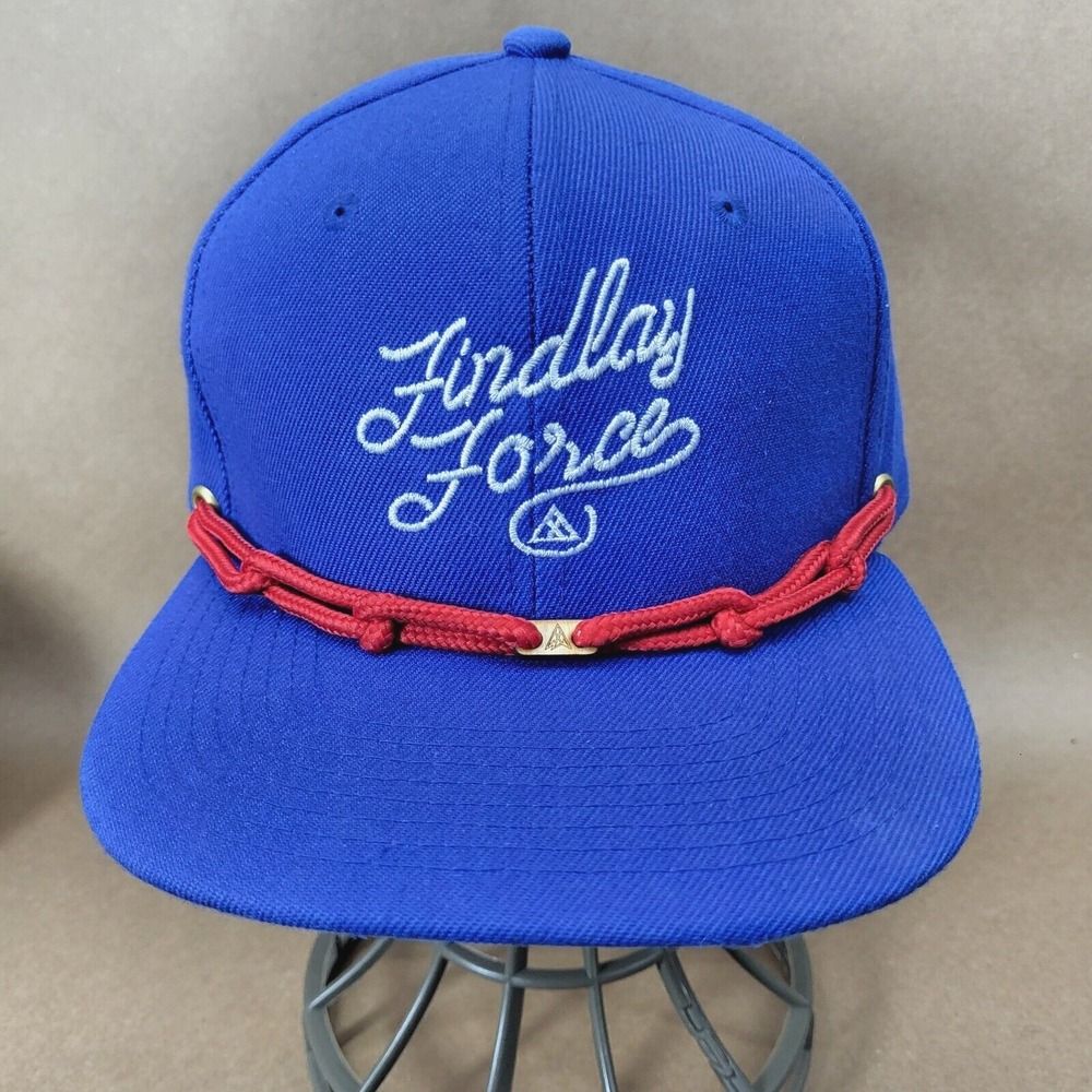 Findlay Force Rope Snapback Hat Cap Blue Red White Snapback